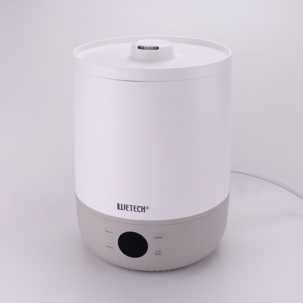 上部給水式 超音波加湿器 4.5L 大容量 加湿器 スタイリッシュ 給水式 タッチ操作 デジタル表示 加湿 リビング 寝室 室内 オフィス(代引不可)【送料無料】