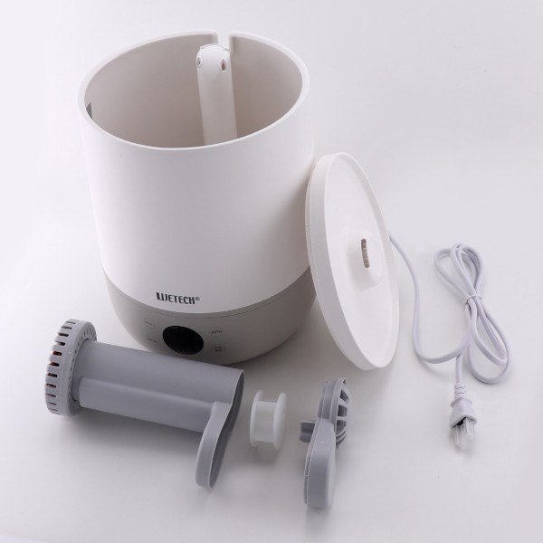 上部給水式 超音波加湿器 4.5L 大容量 加湿器 スタイリッシュ 給水式 タッチ操作 デジタル表示 加湿 リビング 寝室 室内 オフィス(代引不可)【送料無料】