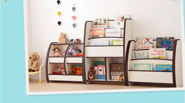 絵本棚　本収納　絵本ラック　マガジンラック 日本製 完成品 絵本棚 ラック 本棚 マガジンラック スリムラック