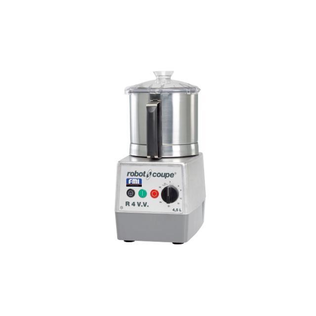 ロボ・クープ ミキサー R-4V.V.B 無段階変速 4.5L フードプロセッサー プロ仕様 平刃付き カッターミキサー スピード調整(代引不可)【送料無料】
