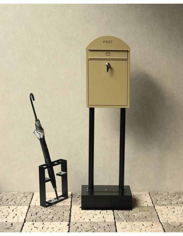 郵便ポスト、ヴィラ屋外牧歌的な新聞ボックスクリエイティブレトロ鋳造