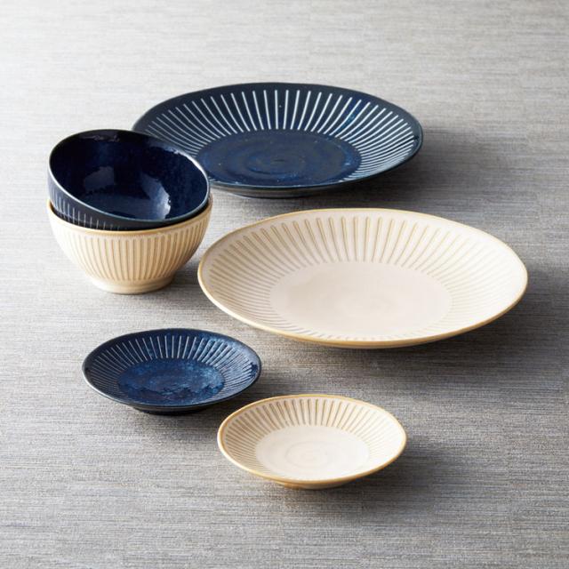 陶器製ひょうたん型アイテムセット aito製作所 豆皿 ボタン 7cm 形 陶器 瀬戸焼 （ 食洗機対応 電子