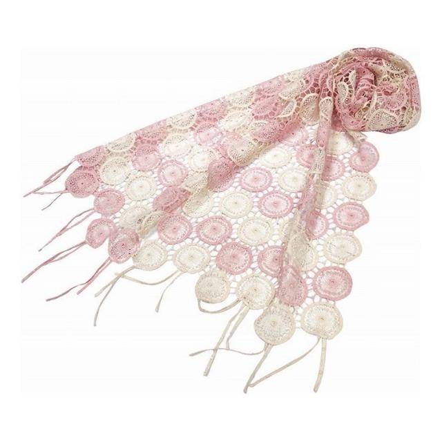 YUMEZAIKU さくら初め 桜染 エンブロイスカーフアリウム 73774(代引不可)【送料無料】