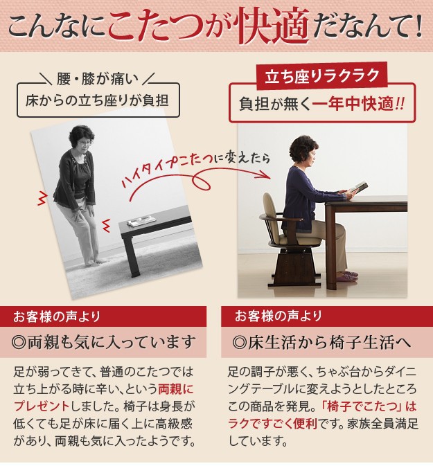 超激得在庫 こたつ 105x80cm 4点セット(代引不可)【送料の通販はau PAY マーケット - リコメン堂インテリア館| 長方形 ダイニングテーブル 人感センサー・高さ調節機能付き ダイニングこたつ 〔アコード〕 限定品人気