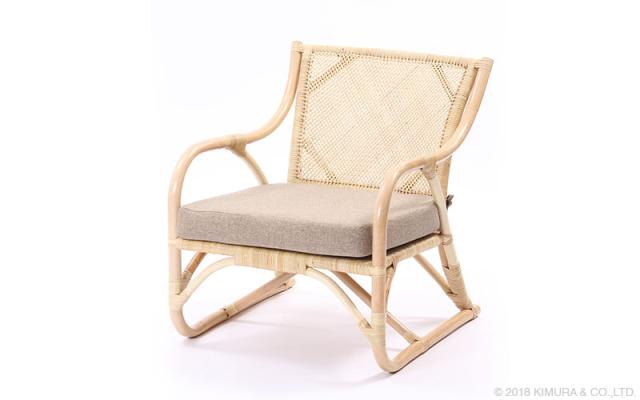 ラタン パーソナルチェア WAHOO シリーズ C201ND 家具 籐家具