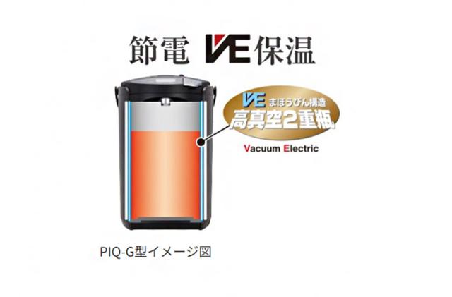 VE電気まほうびん 2.2L クールホワイト タイガー魔法瓶 タイガー TIGER PIQ-G220WC まほうびん保温 省エネ とく子さん【送料無料】