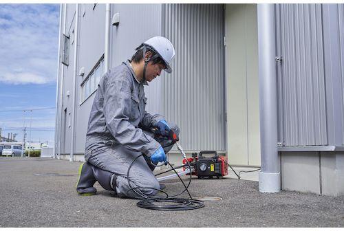 アサダ 高圧洗浄機 8/60P 清掃用品 HD0860P 高圧ホース1/4インチ×9.5m バリアブルノズル脱着式 洗管ホース1/4用ハンドガン 洗管ホース1/4コック無10m 吸水ホース組3m他【送料無料】