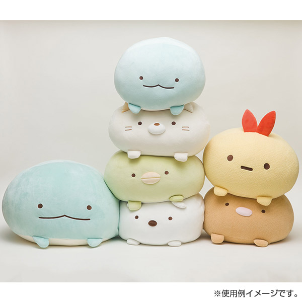 すみっコぐらし ぬいぐるみ スーパーもーちもち大福 クッション
