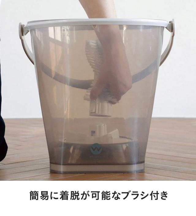 【2024年 最上位モデル！】ブラッシュボーイ Pro 小型洗濯機 バケツ 2水流 らくらく排水 TOM-12 Pro 洗濯容量600g 4.7kg(代引不可)【送料無料】