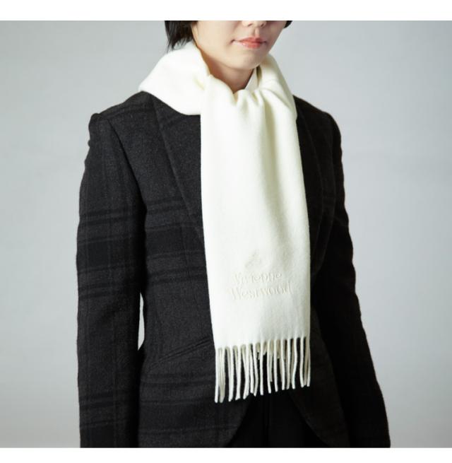 Vivienne Westwood 2023年モデル マフラー 81030007-W00Q7 レディース メンズ ヴィヴィアンウエストウッド ウール100% ギフト プレゼント【送料無料】 Vivienne Westwood 2023年モデル マフラー 81030007-W00Q7 レディース