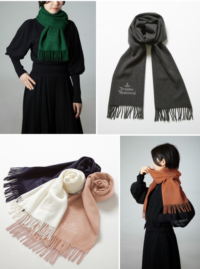Vivienne Westwood 2023年モデル マフラー 81030007-W00Q7 Vivienne Westwood 2023年モデル マフラー 81030007-W00Q7