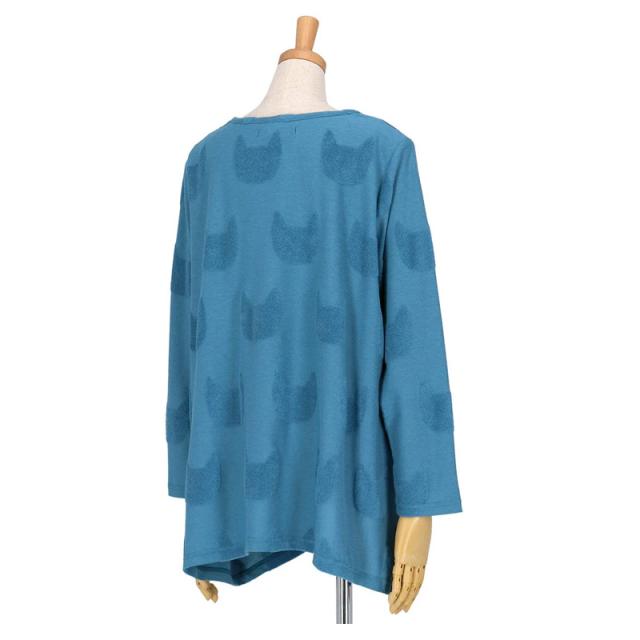 15％OFF ワコール wacaol マタノアツコ ATSUKO MATANO 俣野温子 ルームウェア Tシャツ 長袖 10分袖  MEME 黒猫 （M・Lサイズ） HTX500 15％OFF ワコール wacaol マタノアツコ ATSUKO MATANO 俣野温子 ルーム