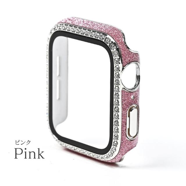 アップルウォッチ キラキラ カバー series9 series8 series7 ラメ 全面キラキラ ケース かわいい 一体型 高級 レディース 女性 Apple Watch 45mm 44mm 40mm 41mm se  apple watch SE 9 8 7 6 5 4 カバー きらきら おしゃれ 可愛い 全面保護 さらさら 女の子 送料無料 19