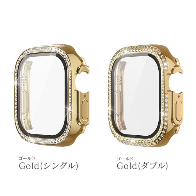 アップルウォッチ カバー キラキラ ケース 選べる series 9 8 7 6 5 4 se 光沢 艶 Apple Watch SE2 かわいい 45mm 44mm 41mm 40mm 全面保護 レディース 可愛い series9 series8 series7 第二世代 耐衝撃 保護 ガラス  保護ガラス 一体型 送料無料 20