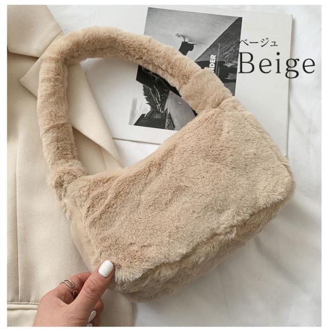 バッグ レディース 小さめ ミニバッグ スマホ かわいい もこもこ ふわふわ 秋 冬 おしゃれ 手提げバッグ ハンドバッグ ショルダーバッグ ポーチ 軽い ミニ 軽量 コンパクト 韓国 カバン ファッション フェミニン クリスマス プレゼント 送料無料 9