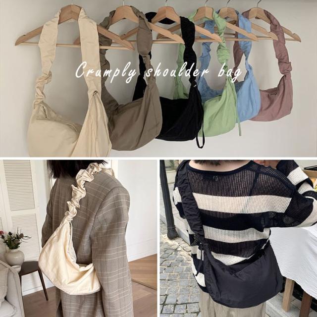 ショルダーバッグ レディース 斜めがけ 大人 トートバッグ 軽量 薄マチ 可愛い かわいい 軽い バッグ 小さめ 横長 ファスナー付き 女の子  おしゃれ 無地 カジュアル 肩掛け カバン 通勤 通学 学生 薄い 布 バッグ レディース 斜め掛け オシャレ くすみカラー 送料無料 2