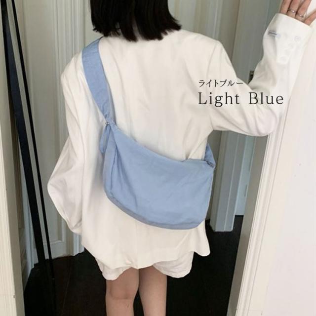 ショルダーバッグ レディース 斜めがけ 大人 トートバッグ 軽量 薄マチ 可愛い かわいい 軽い バッグ 小さめ 横長 ファスナー付き 女の子  おしゃれ 無地 カジュアル 肩掛け カバン 通勤 通学 学生 薄い 布 バッグ レディース 斜め掛け オシャレ くすみカラー 送料無料 9