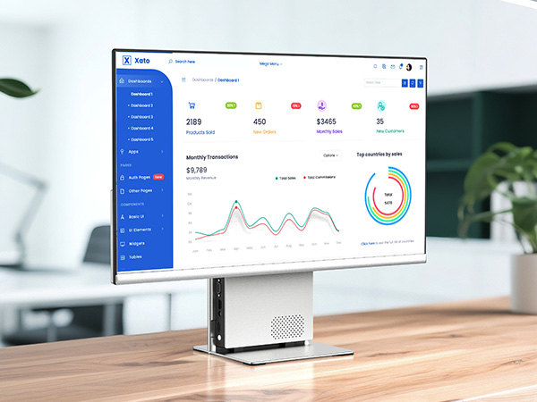 一体型PCの拡張性を示す背面ポート