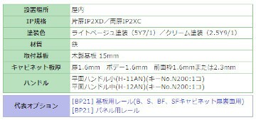 日東工業 BF14-510 盤用キャビネット埋込型 屋内用 木製基板付 ヨコ