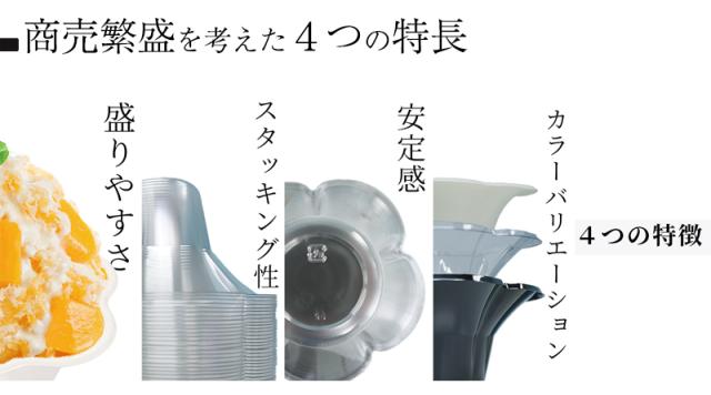 商売?盛を考えた4つの特長