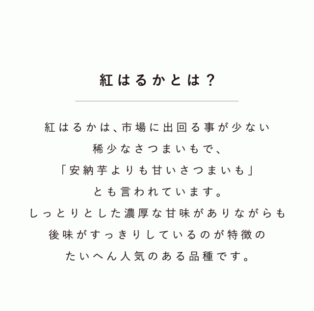紅はるかとは？