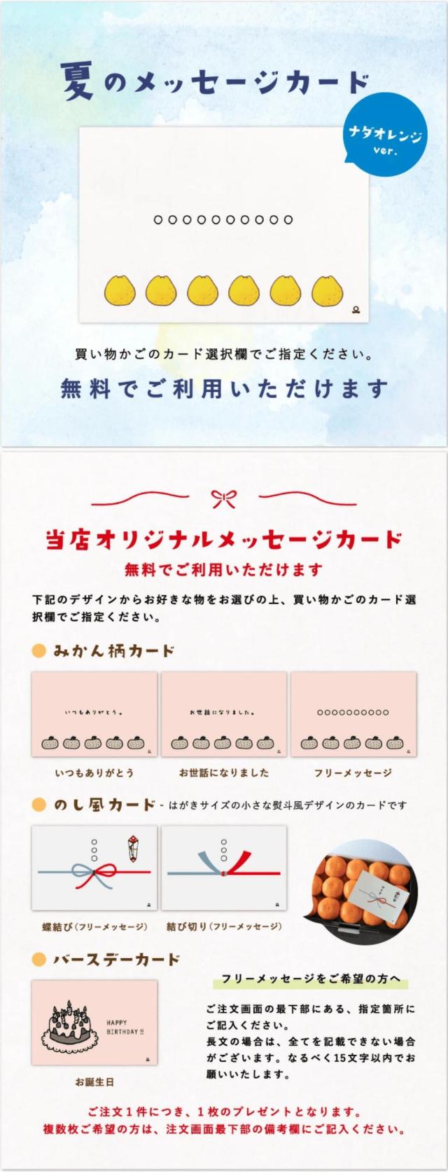 夏のメッセージカード