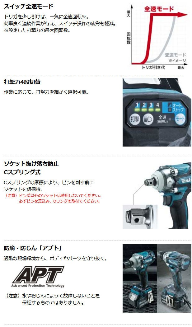 マキタ 充電式インパクトレンチ TW300DRGX 18V 6.0Ahバッテリ2個・充電器・ケース付の通販はau PAY マーケット ヤマムラ  au PAY マーケット－通販サイト