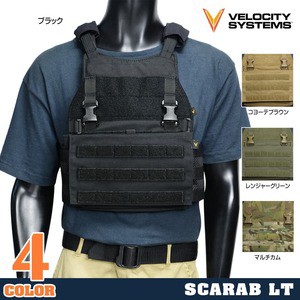 VELOCITY SYSTEMS プレートキャリア SCARAB LT [ ブラック Mサイズ 