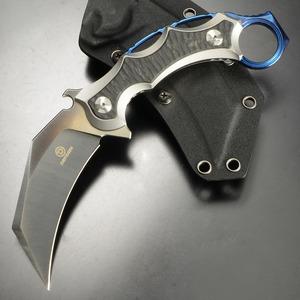 Defcon アウトドアナイフ JUNGLE KNIFE カランビット [ シルバー