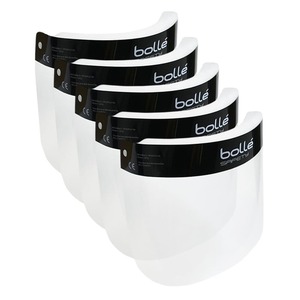 bolleフェイスシールドDFS2クリア飛沫防止軽量クッション付き5枚セット
