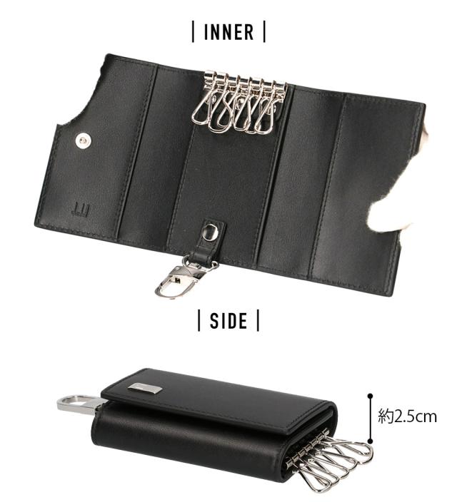 ダンヒル キーケース 19F2F50AT001R QD5020A SIDECAR BLACK メンズ