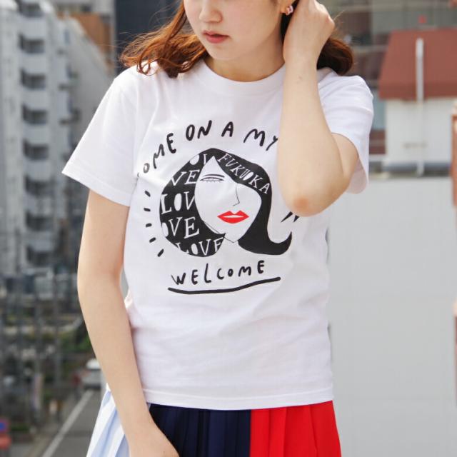 スリット ロゴ半袖Tシャツ ロゴプリントTシャツ ロゴ Tシャツ tシャツ ロゴT トップス カットソー 半袖 半そで 着丈長め