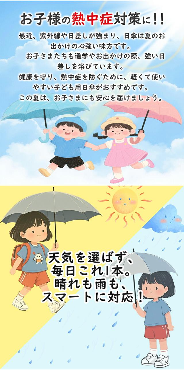 ワンタッチ 自動開閉 折りたたみ傘 花柄 ホワイト