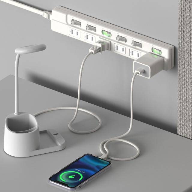 電源タップ 個別スイッチ 雷ガード