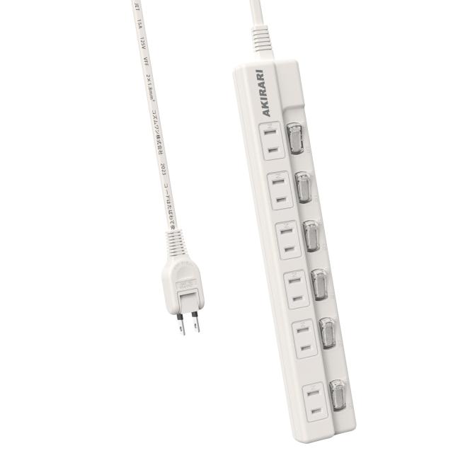 電源タップ 個別スイッチ 雷ガード