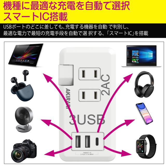 電源タップ 個別スイッチ 雷ガード
