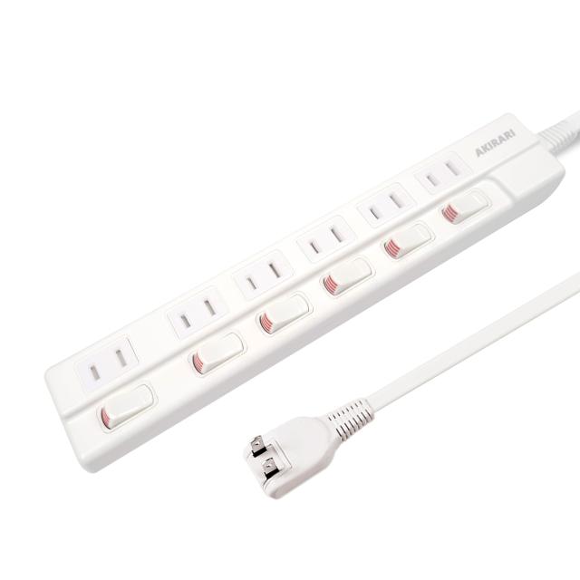 電源タップ 個別スイッチ 雷ガード