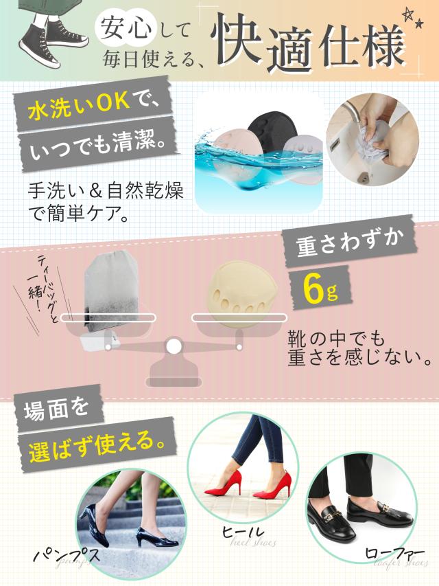 足裏保護パッド