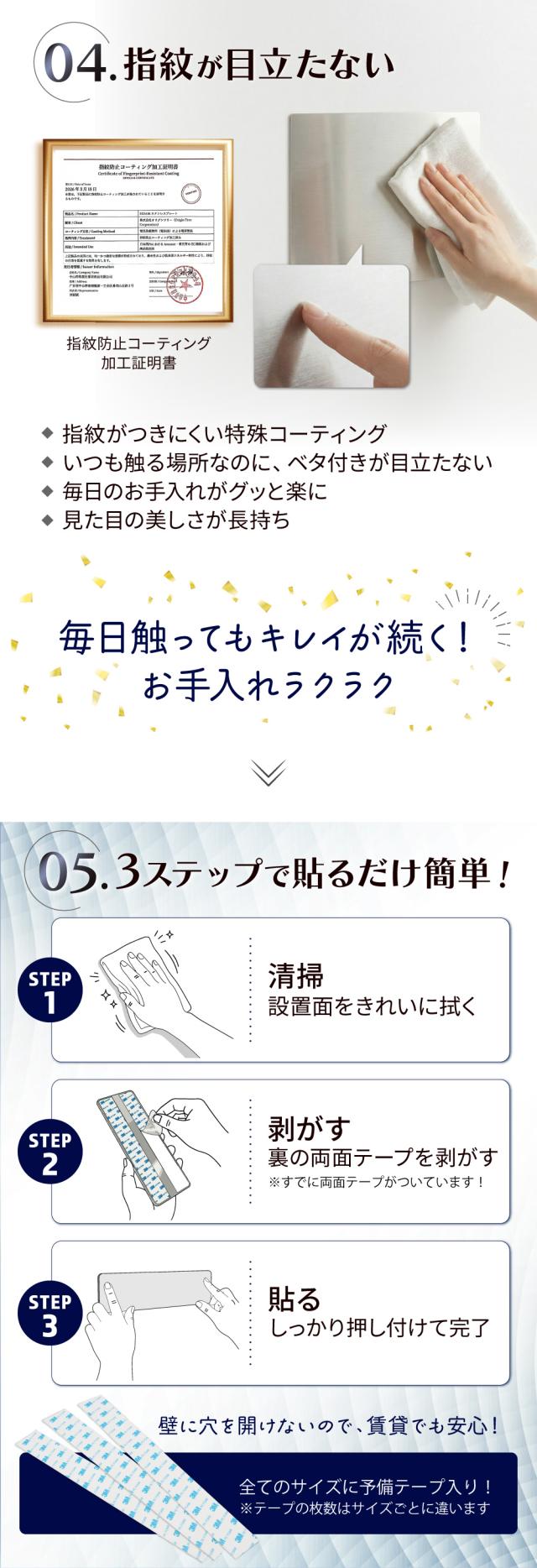 ステンレスプレート