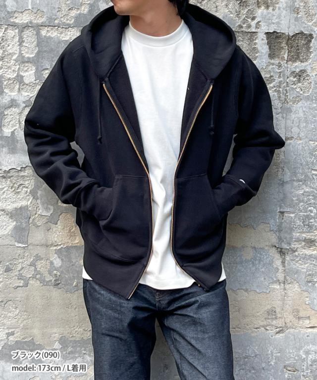 新作 Champion チャンピオン リバースウィーブ ジップ フーデッド スウェットシャツ C3-Y134 ジップパーカー メンズ 大きいサイズ ブランド スウェットパーカー 裏起毛 暖かい 厚手 11.5oz