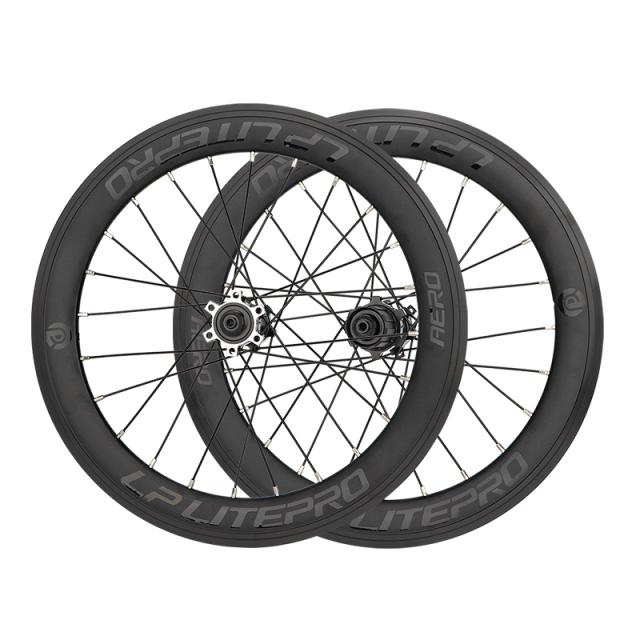 LP Litepro 349 16インチ 40mmディープリム 完組ホイール 8/9/10/11S リムブレーキ/ディスクブレーキ 折りたたみ自転車ホイール mrc07