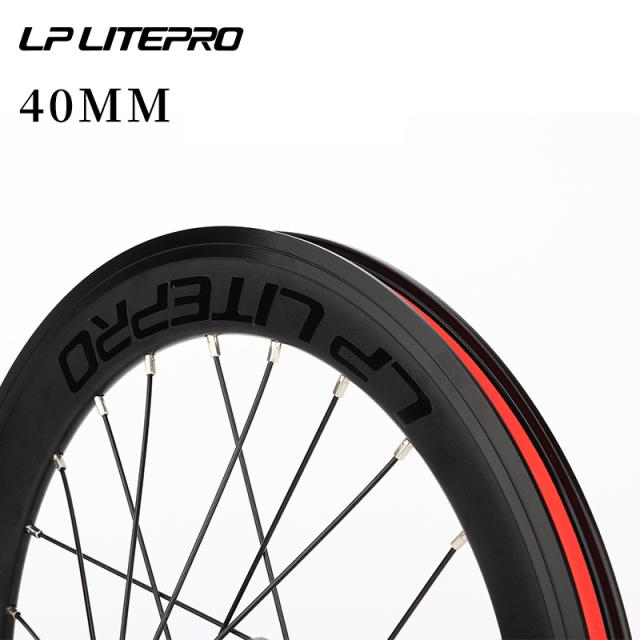 LP Litepro 349 16インチ 40mmディープリム 完組ホイール 8/9/10