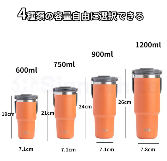 タンブラー水筒(蓋付き)の詳細画像21