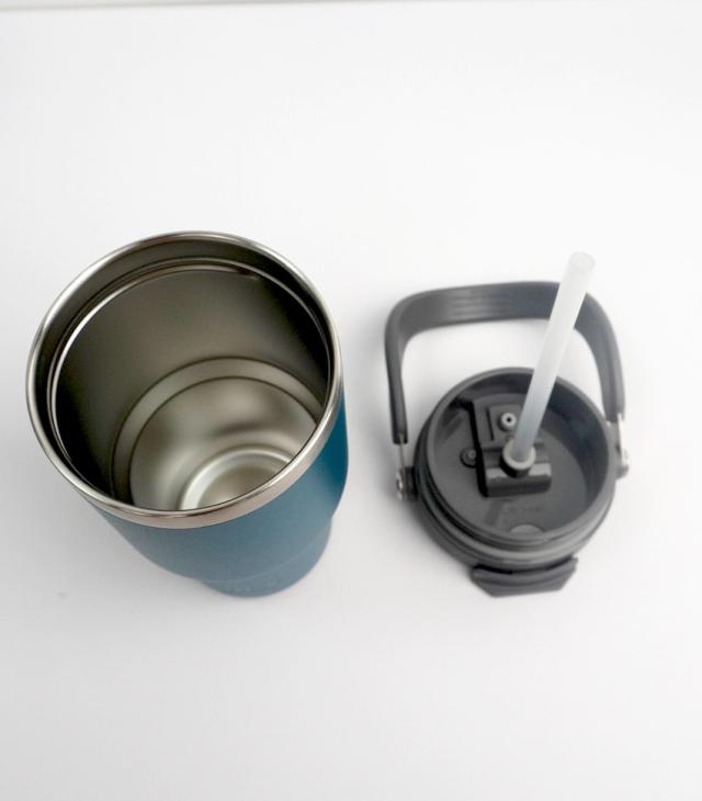 タンブラー水筒(蓋付き)