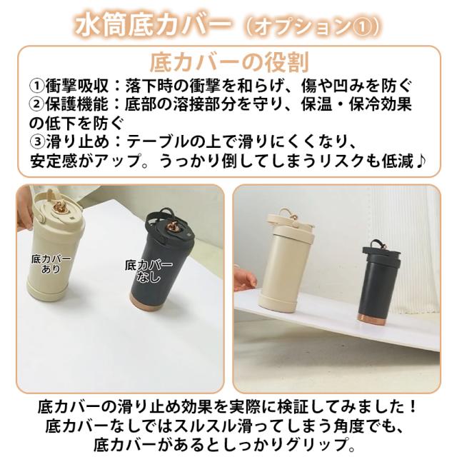 タンブラー水筒(蓋付き)の詳細画像2