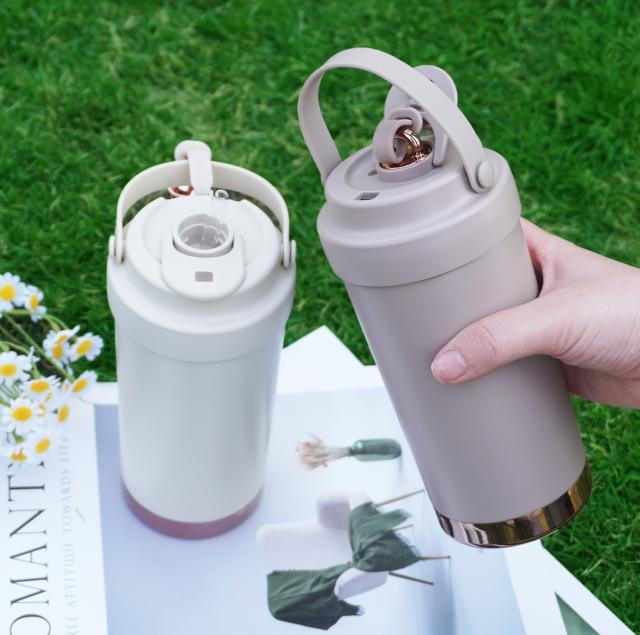 タンブラー水筒(蓋付き)の詳細画像2