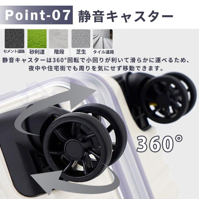 スーツケース(ドリンクホルダー付き)の詳細画像10