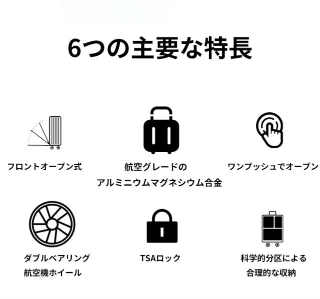 スーツケース(機内持ち込み可能)の詳細画像3