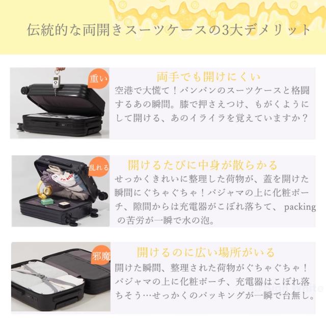 スーツケース(ドリンクホルダー付き)の詳細画像5