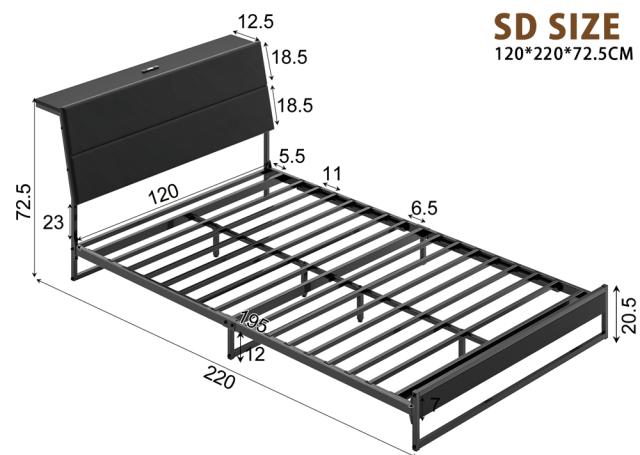 ベッドフレーム 折り畳み ベットフレームセミダブルサイズ コンパクトベッド シングルベッドフレーム ベッドマットレス付き ベッド キングサイズ パイプ ベッド